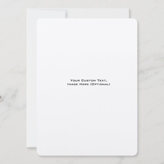 Elegant Giraffe Animals Safari Birthday Uitnodigin Save The Date (Achterkant)