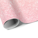 Elegant girale roos goudglitter cadeaupapier<br><div class="desc">Stijlvol roos goudglitterpatroon.</div>