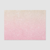 Elegant  girale roos goudglitter tissuepapier (Voorkant)