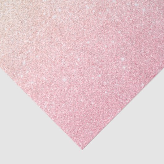 Elegant  girale roos goudglitter tissuepapier (Detail)