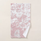 Elegant girale trendy roze koraal witte flesje handdoek (Handdoek)