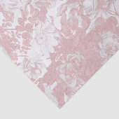 Elegant girale trendy roze koraal witte flesje tissuepapier (Detail)