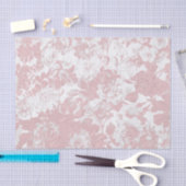 Elegant girale trendy roze koraal witte flesje tissuepapier (Craft)