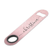 Elegant girale verlooproze roze roze roos goud gli speed flessenopener (Achterkant Gekanteld)