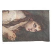 Elegant Girl met vouwen handen ( kunst) Kussensloop (Voorkant-Rechts)