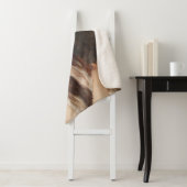 Elegant Girl met vouwen handen ( kunst) Sherpa Deken (In situ)