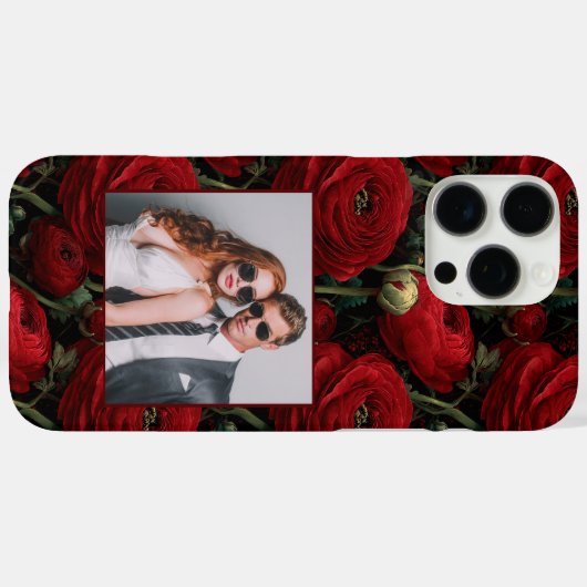 Elegant Girlfriend Gift Ranunculus Custom  Case-Mate iPhone Case (Achterkant (horizontaal))