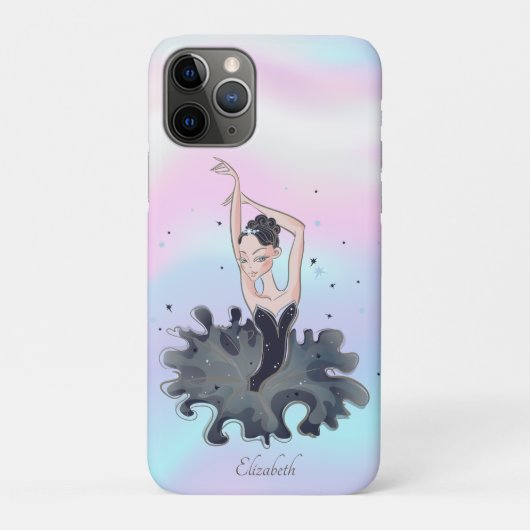 Elegant Girly Ballerina Holographic Case-Mate iPhone Case (Achterkant)