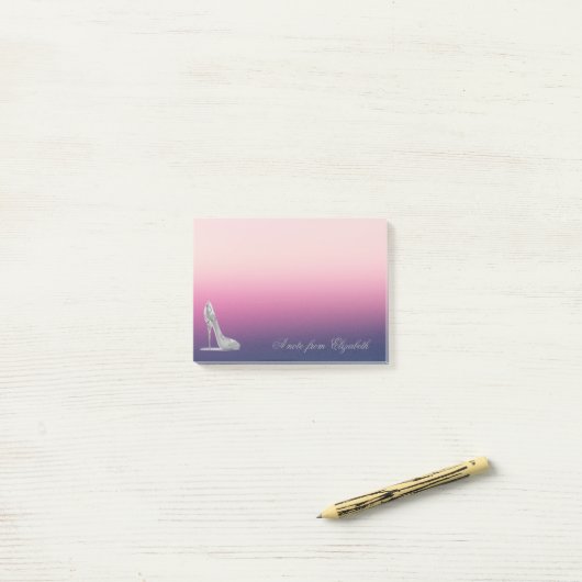 Elegant Girly Cute Stylish, High Heels Post-it® Notes (Op bureau)