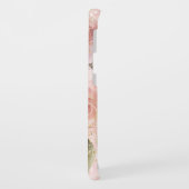 Elegant Girly Floral Pink Glitter Gold Stars Naam Case-Mate Samsung Galaxy Hoesje (Achterkant/links)