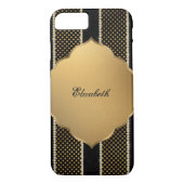 Elegant Girly Gold Diamonds - Gepersonaliseerd Case-Mate iPhone Case (Achterkant)