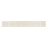 Elegant Girly Gold Flowers  design Grosgrain Lint (Voorkant)