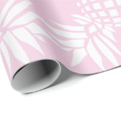 Elegant Girly Gradient Panapple Pattern Colorful Cadeaupapier (Rol Hoek)