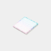 Elegant Girly Gradient Panapple Pattern Colorful Post-it® Notes (Schuin)