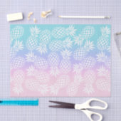 Elegant Girly Gradient Panapple Pattern Colorful Tissuepapier (Craft)