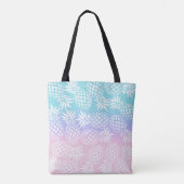 Elegant Girly Gradient Panapple Pattern Colorful Tote Bag (Achterkant)