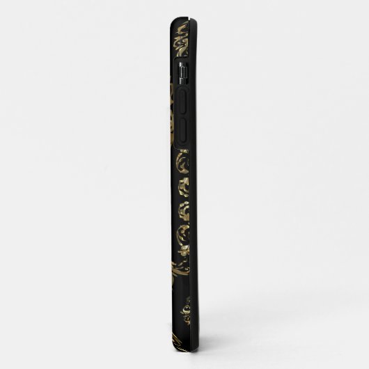 Elegant Girly Monogram Case-Mate iPhone Case (Achterkant/links)