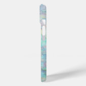 Elegant Girly Opal Waterverf Patroon Monogram Case-Mate iPhone Case (Achterkant / Links)
