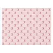 Elegant Girly Pink Bow Pattern Spring Summer Chic Tafelkleed (Voorkant (Horizontaal))