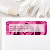 Elegant Girly Pink Rose Etiket (Insitu)