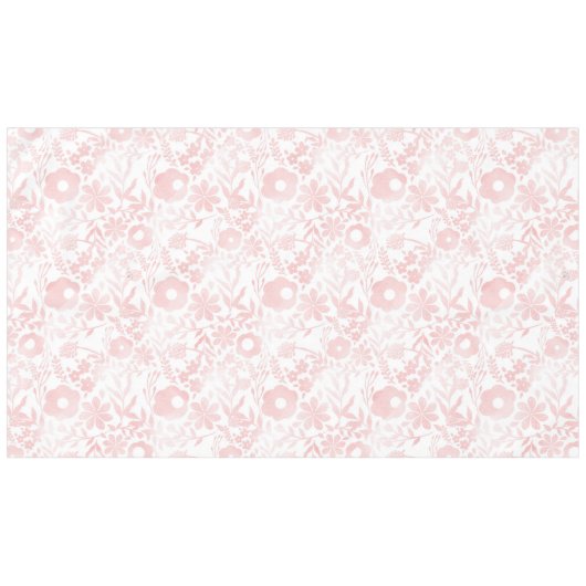 Elegant Girly Roos Gold Flowers Shapes Pattern Tafelkleed (Voorkant (Horizontaal))