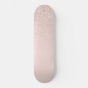Elegant Girly Roos Gold Pink Persoonlijk Skateboard