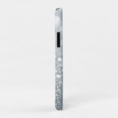 Elegant Girly Silver Glittery Bokeh - Persoonlijk Case-Mate iPhone Case (Achterkant/rechts)