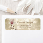 Elegant Girly Stylish Bokeh, Magnolia Address Etiket (Insitu)
