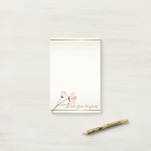 Elegant Girly Stylish, ventilator Post-it® Notes (Op bureau)