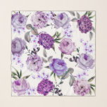 Elegant Girly Violet Lila Purple Flowers Sjaal<br><div class="desc">Dit elegante,  girale en lila paarse florale patroon is perfect voor de trendy en stijlvolle vrouw. Het is land en  design is geweldig voor vele geschenken en gelegenheden. Geniet van deze prachtige waterverf bloemdruk voor je volgende aankoop; voor jezelf,  je vrienden of je familie!</div>
