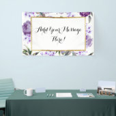 Elegant Girly Violet Lila Purple Flowers Spandoek (Beurs)