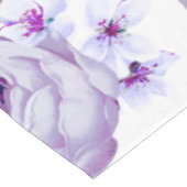 Elegant Girly Violet Lila Purple Flowers Tafelkleed (Gekanteld)