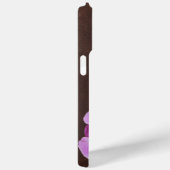 Elegant Girly Violet White Orchid Flowers Case-Mate iPhone Case (Achterkant / Rechts)