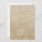 Elegant Glam Birthday Masquerade Invitation Kaart (Achterkant)