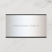 Elegant Glam Design Modern Professional Luxe Visitekaartje (Voorkant)