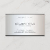 Elegant Glam Design Modern Professional Luxe Visitekaartje (Achterkant)