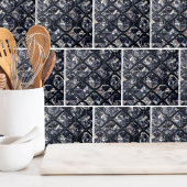 Elegant glam geometrisch patroon tegeltje