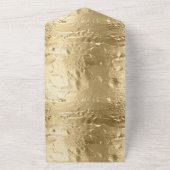 Elegant Glam Gold All In One Uitnodiging (Buitenkant)