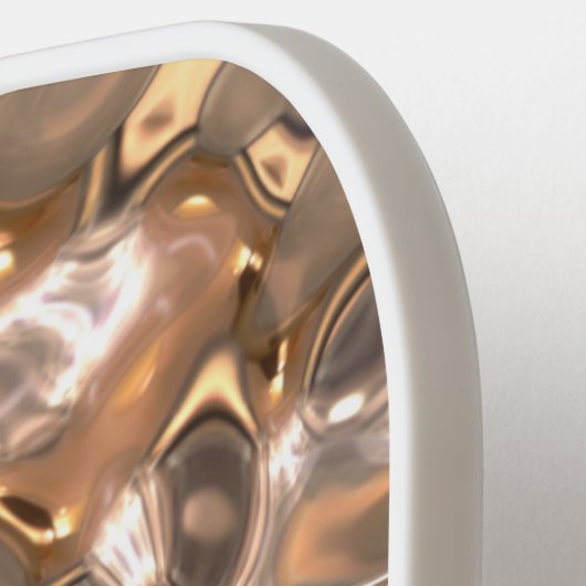 Elegant Glam Gold Stylish Handgeschreven Name Pickleball Paddle (Links Detail)