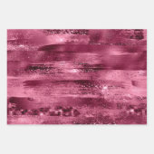 Elegant Glam Paars Sparkle Luxer Glitter Inpakpapier Vel (Voorkant 3)