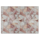 Elegant Glam Roos Goud Agaat Marmeren Patroon Snijplank (Voorkant)