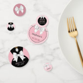 Elegant Glam Roze Etnische Prinses Baby shower Confetti (Groep)