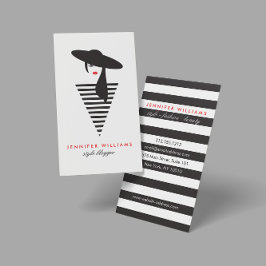 Elegant Glamor Mod Stylist, Boutique Visitekaartje