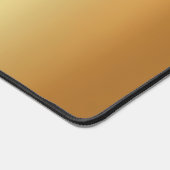 Elegant Glamour Gold Custom Name Monogram Bureaumat (Hoek)