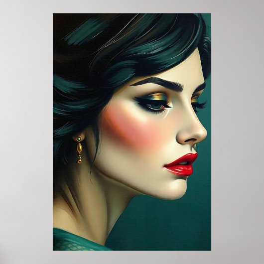 Elegant Glamour Poster (Voorkant)