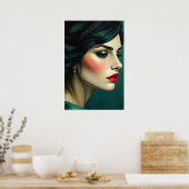 Elegant Glamour Poster (Keuken)