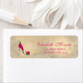 Elegant Glamoureus Chic Address Label-Hiel Etiket (Insitu)