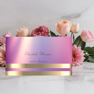 Elegant, Glamoureus, Chic, Strepen, Lichtgevend Visitekaartje