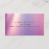 Elegant, glamoureus, Chic, Stripes, luchtig Visitekaartje (Achterkant)