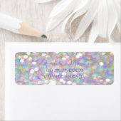 Elegant Glamoureus Clorful Bokeh Adres Etiket (Insitu)